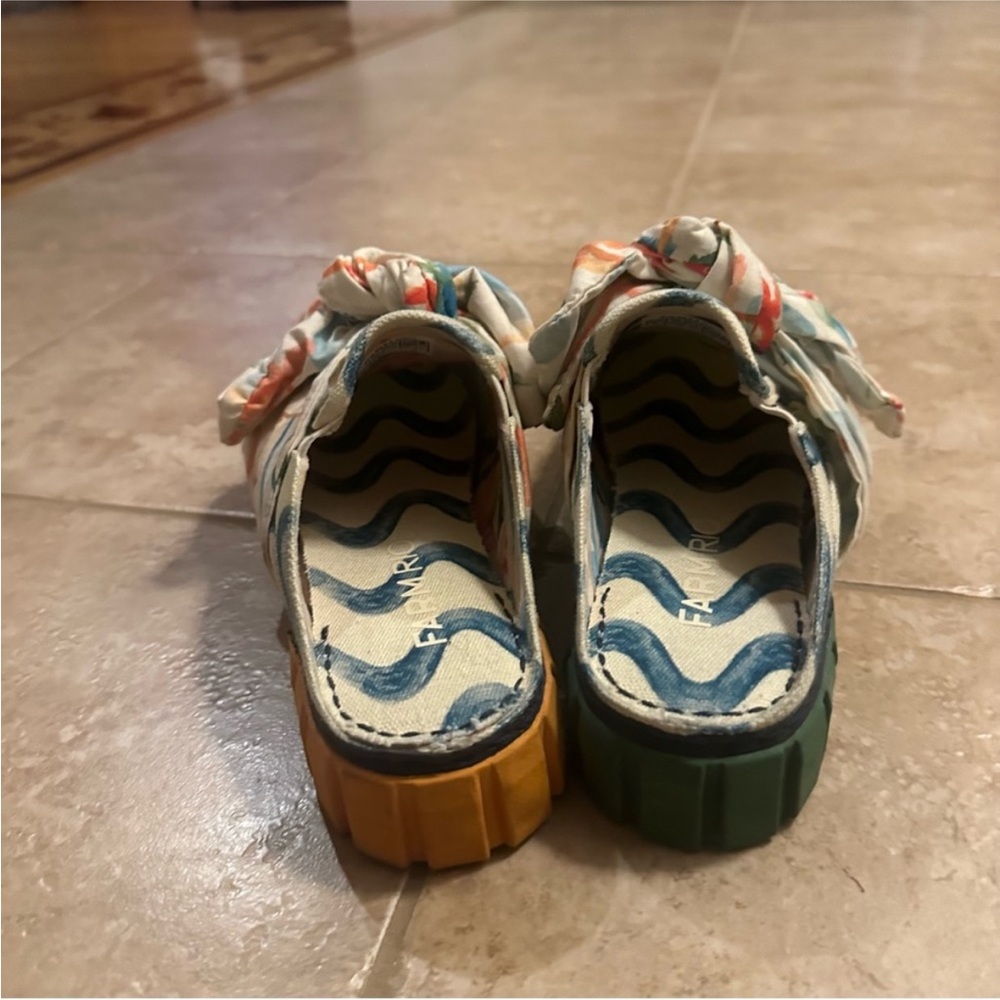 Farm Rio Copacabana Mule Sneaker With Bow NEW - Picture 9 of 16
